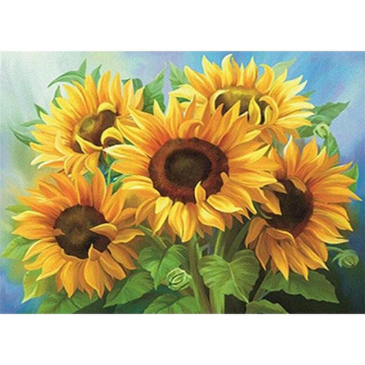 Sunflower - Full 11CT Counted Cross Stitch 65x50CM - Diy