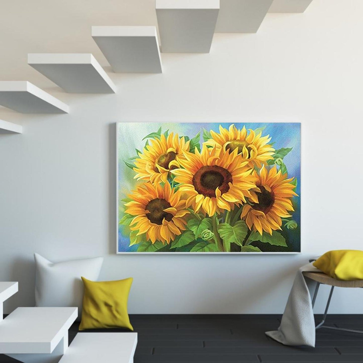 Sunflower - Full 11CT Counted Cross Stitch 65x50CM - Diy