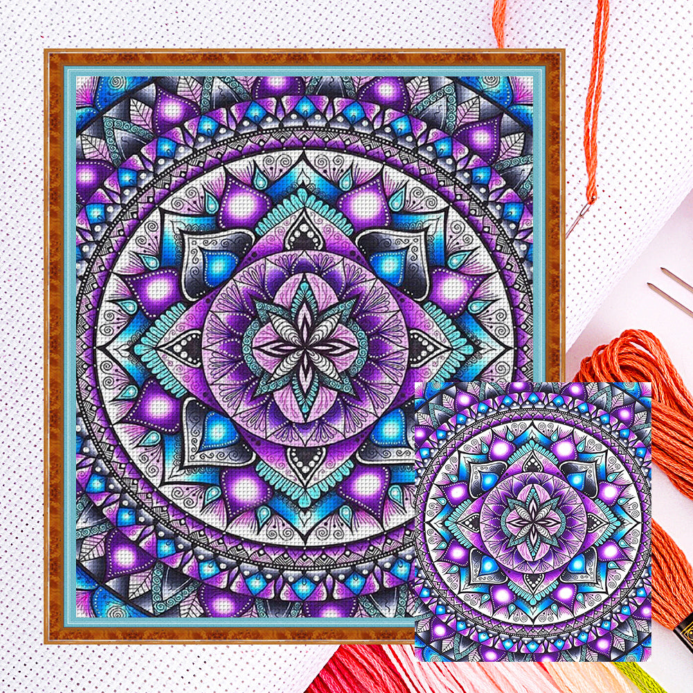 Mandala - Full 11CT Counted Cross Stitch 40x45CM - Band