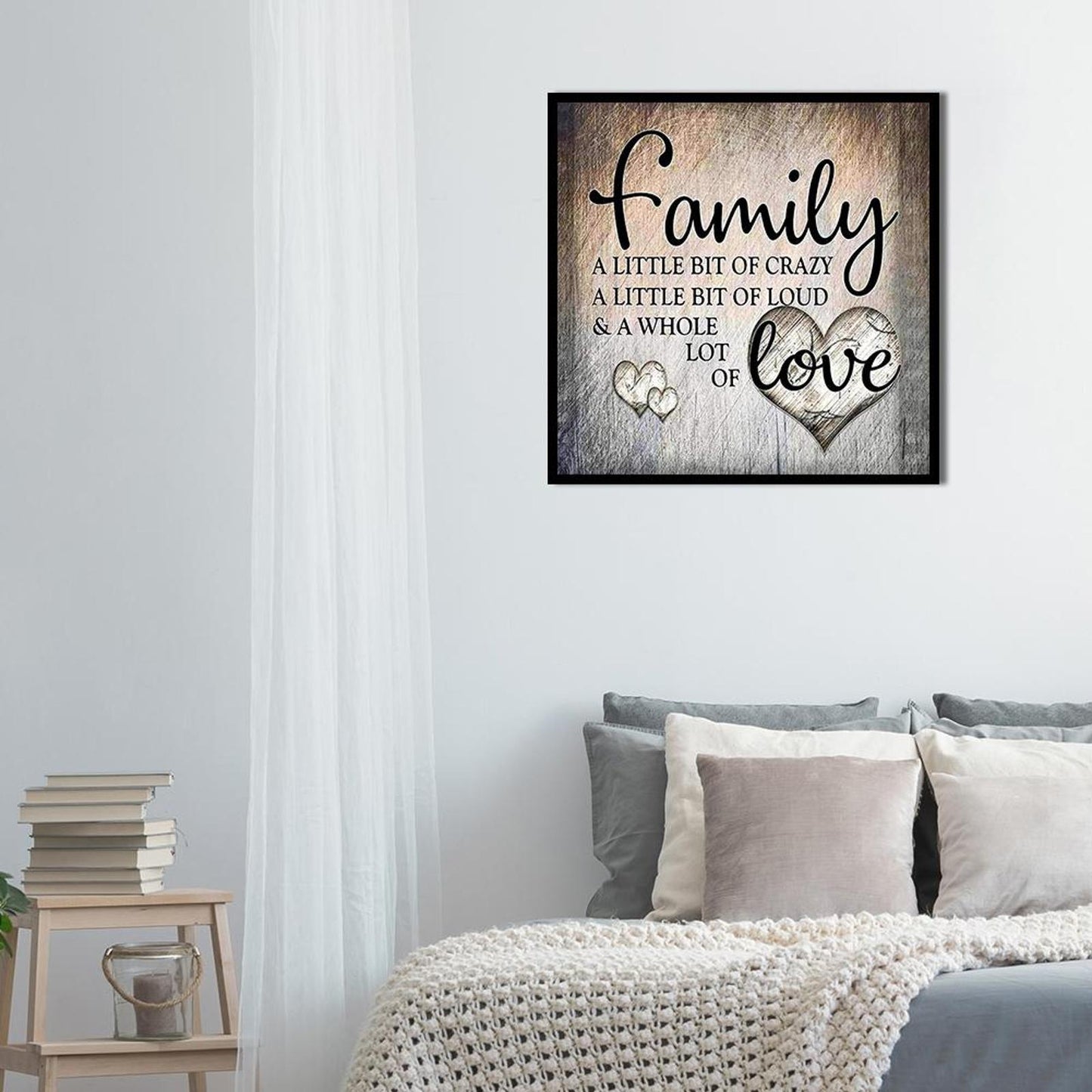 Family - Full 11CT Counted Cross Stitch 40x40CM - Band