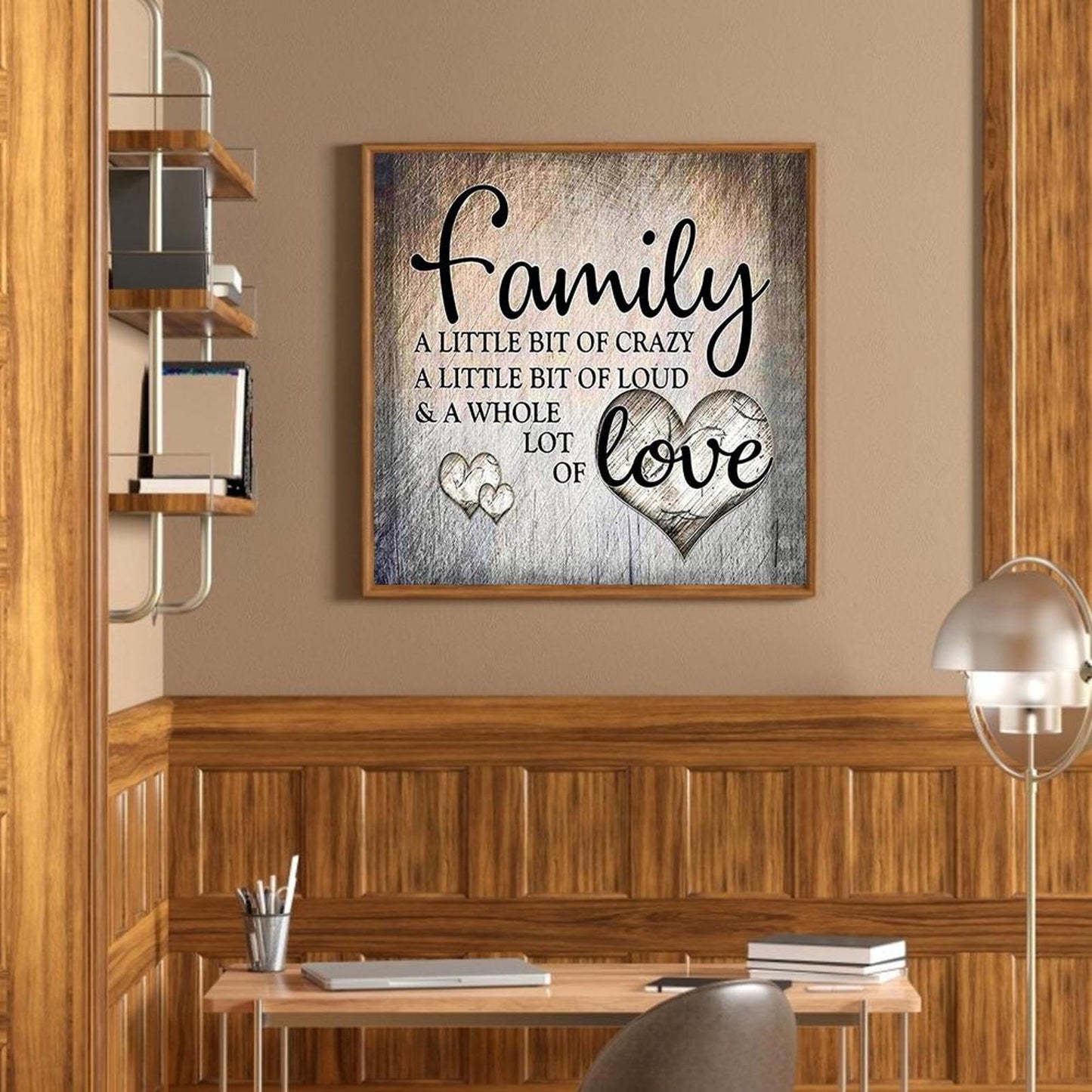 Family - Full 11CT Counted Cross Stitch 40x40CM - Band