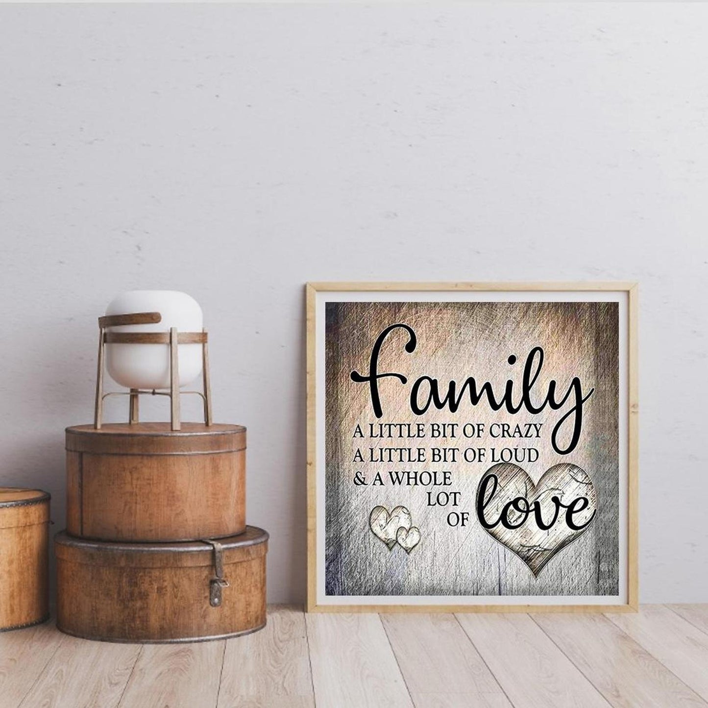 Family - Full 11CT Counted Cross Stitch 40x40CM - Band