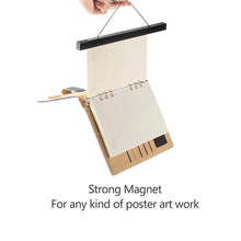 Load image into Gallery viewer, Magnetic Poster Hanger DIY Painting Photo Frame Teak Wooden Art (508mm)
