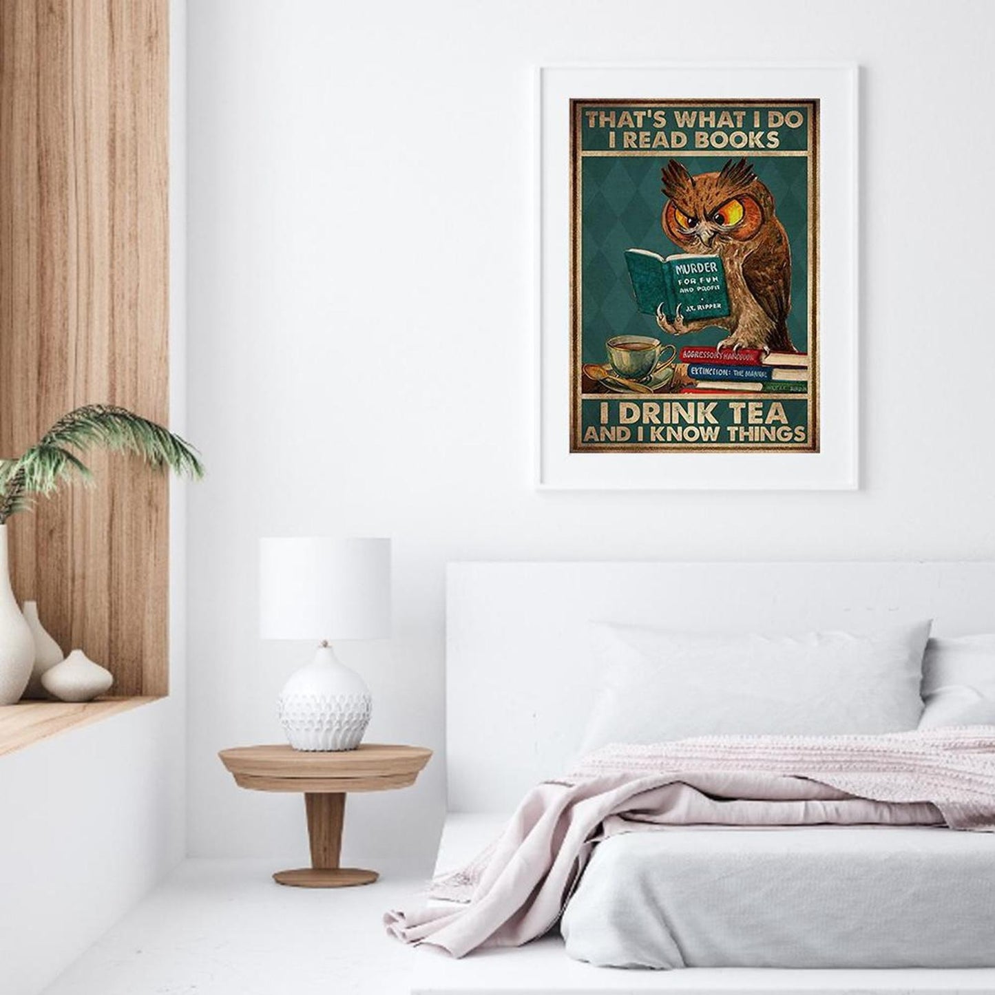 Owl - Full 11CT Counted Cross Stitch 35x52CM - Yishu