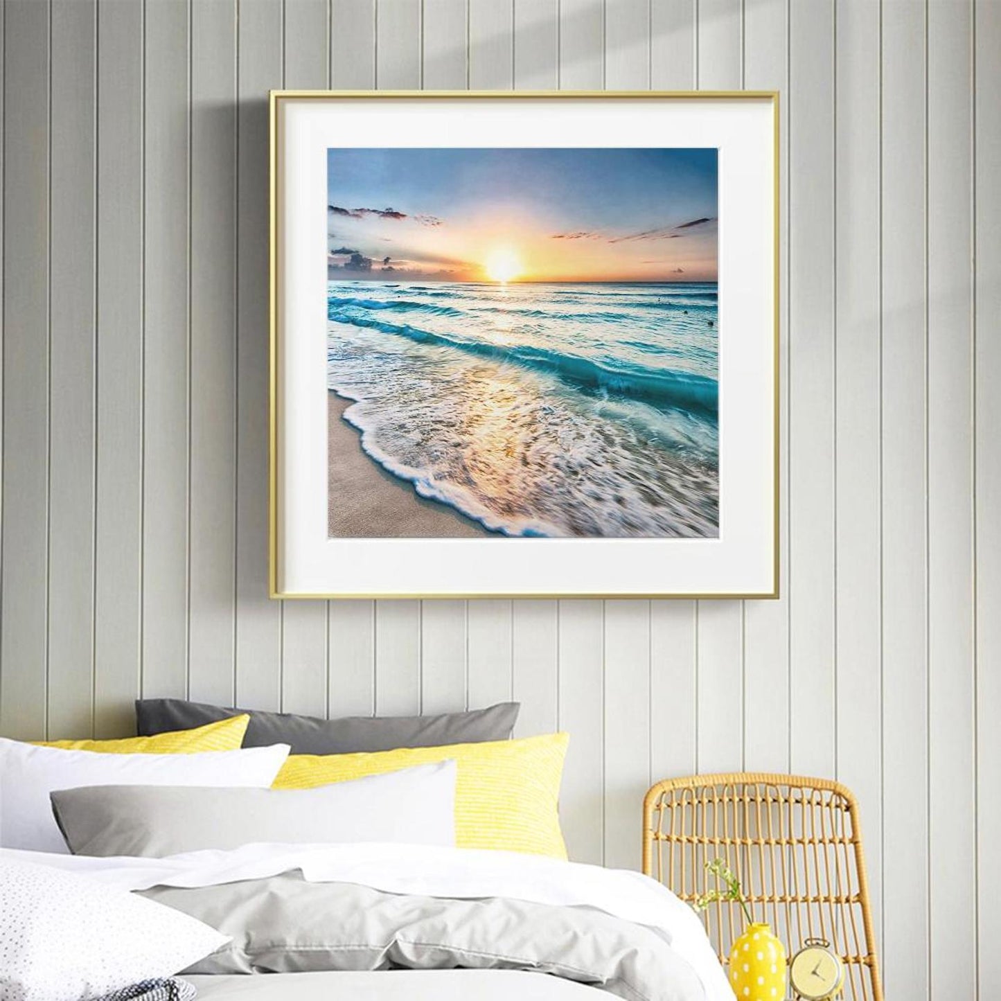 Seaside - Full 11CT Counted Cross Stitch 40x40CM - Band