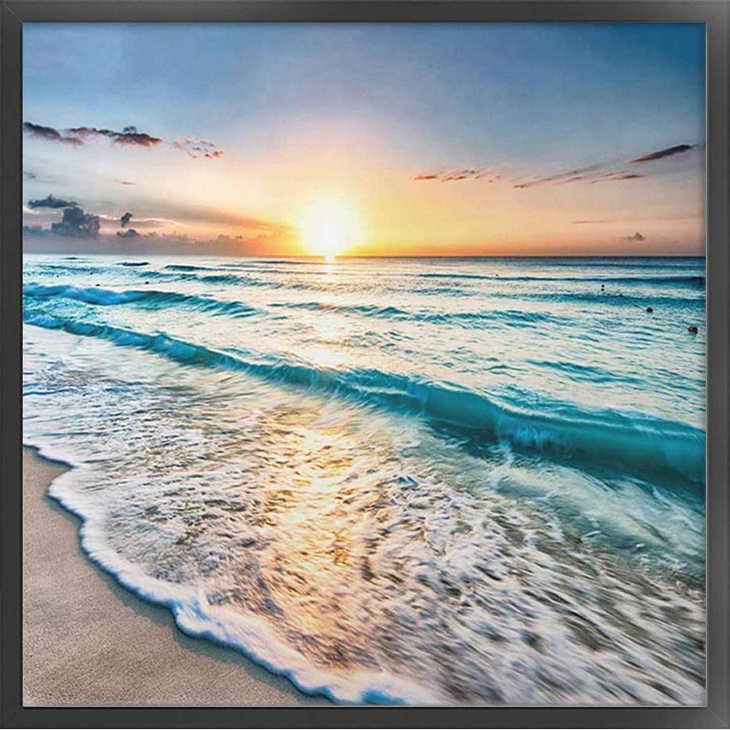 Seaside - Full 11CT Counted Cross Stitch 40x40CM - Band