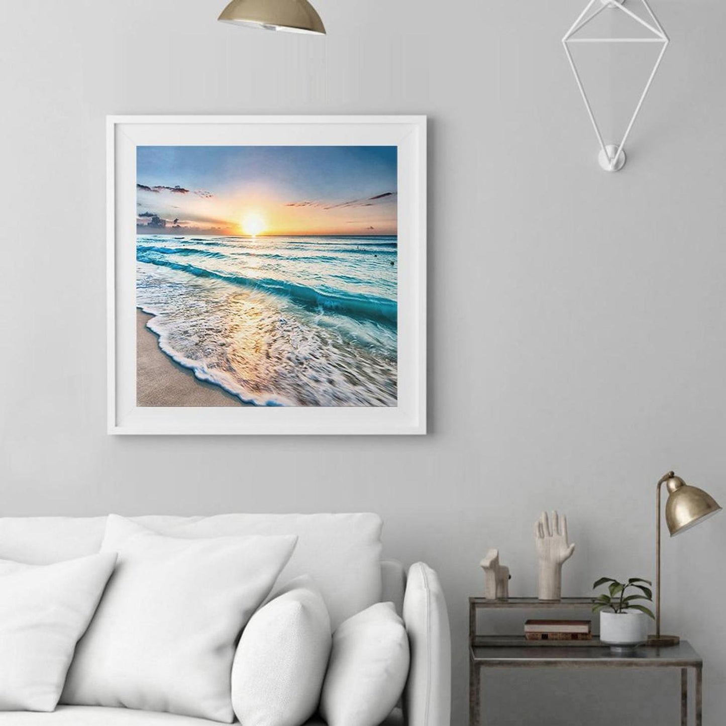 Seaside - Full 11CT Counted Cross Stitch 40x40CM - Band