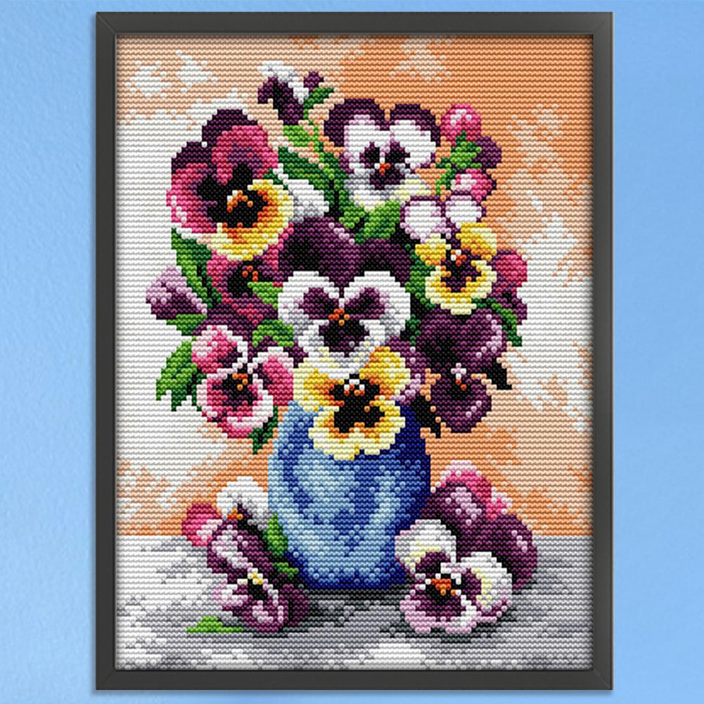 Orchid - Full 14CT Counted Cross Stitch 22x29CM - Joy Sunday
