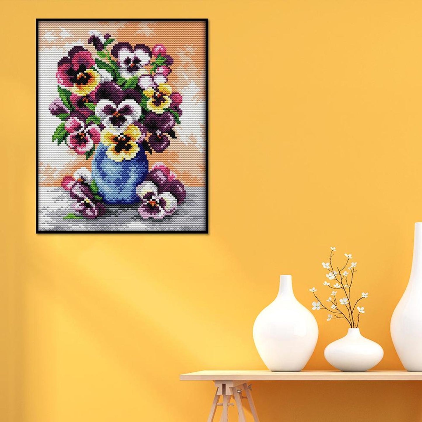 Orchid - Full 14CT Counted Cross Stitch 22x29CM - Joy Sunday
