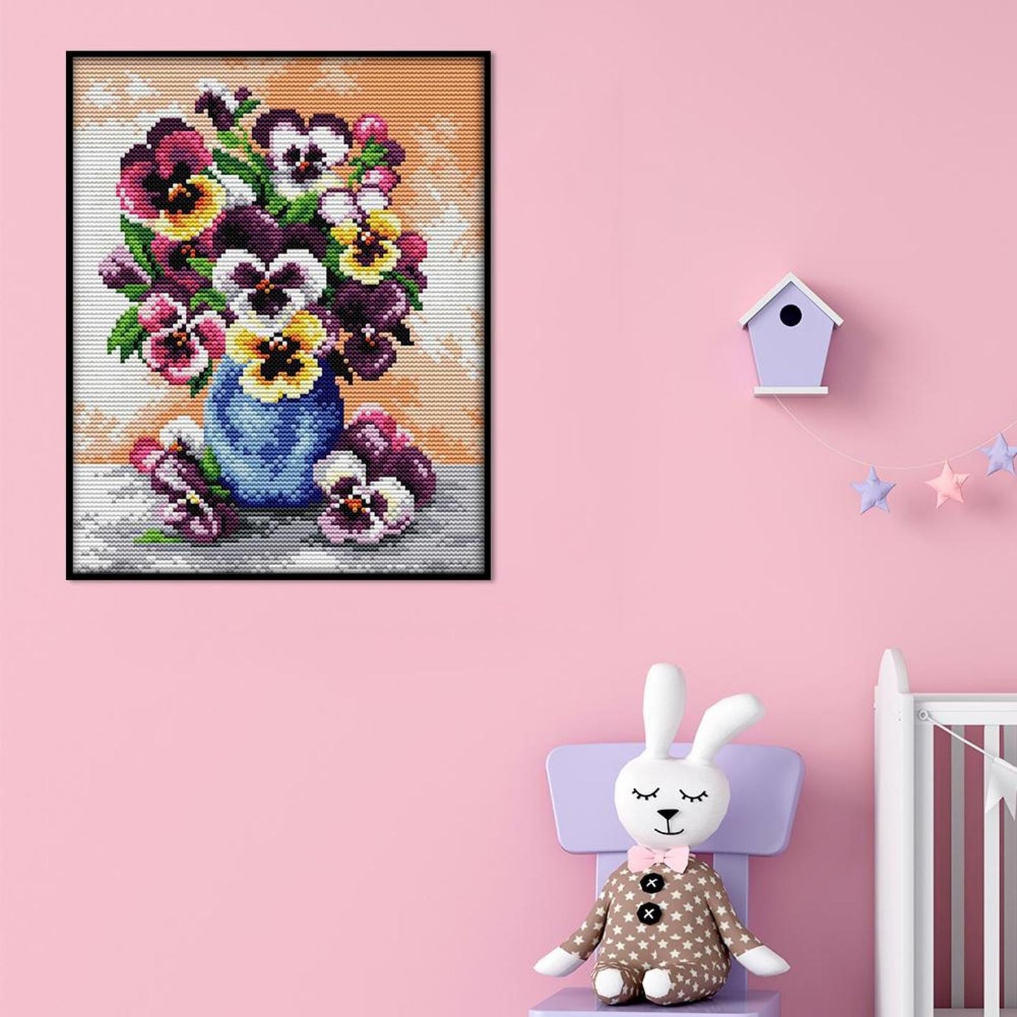 Orchid - Full 14CT Counted Cross Stitch 22x29CM - Joy Sunday