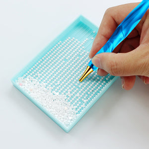 13Pcs 5D Resin Diamond Painting Pen Nibs DIY Craft Point Drill Pens (Gold)
