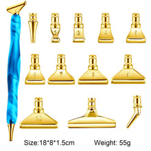 Load image into Gallery viewer, 13Pcs 5D Resin Diamond Painting Pen Nibs DIY Craft Point Drill Pens (Gold)
