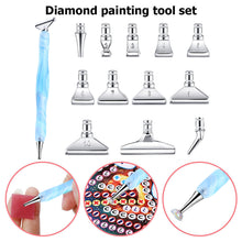 Load image into Gallery viewer, 13Pcs 5D Resin Diamond Painting Pen Nibs DIY Craft Point Drill Pens (Silver)
