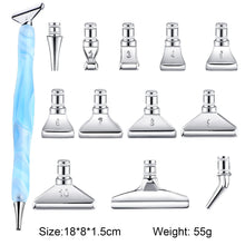 Load image into Gallery viewer, 13Pcs 5D Resin Diamond Painting Pen Nibs DIY Craft Point Drill Pens (Silver)
