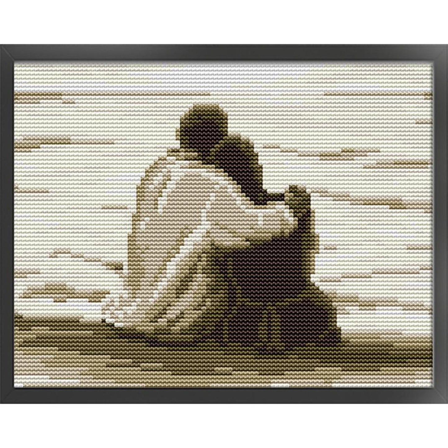 Lovers By The Sea - Full 14CT Counted Cross Stitch 22x19CM - Joy Sunday