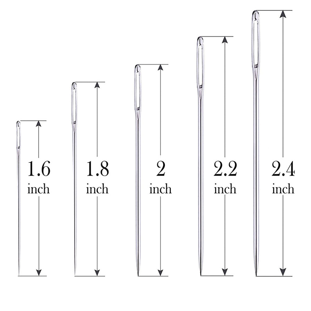 25pcs Household Crafts Sewing Needles Embroidery Stitching Big Eye Needle