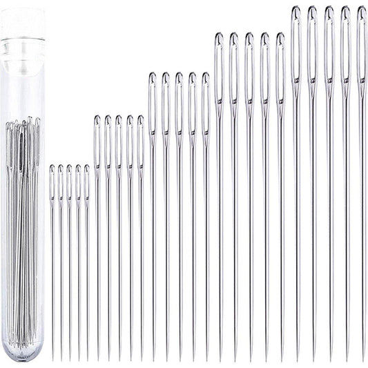 25pcs Household Crafts Sewing Needles Embroidery Stitching Big Eye Needle