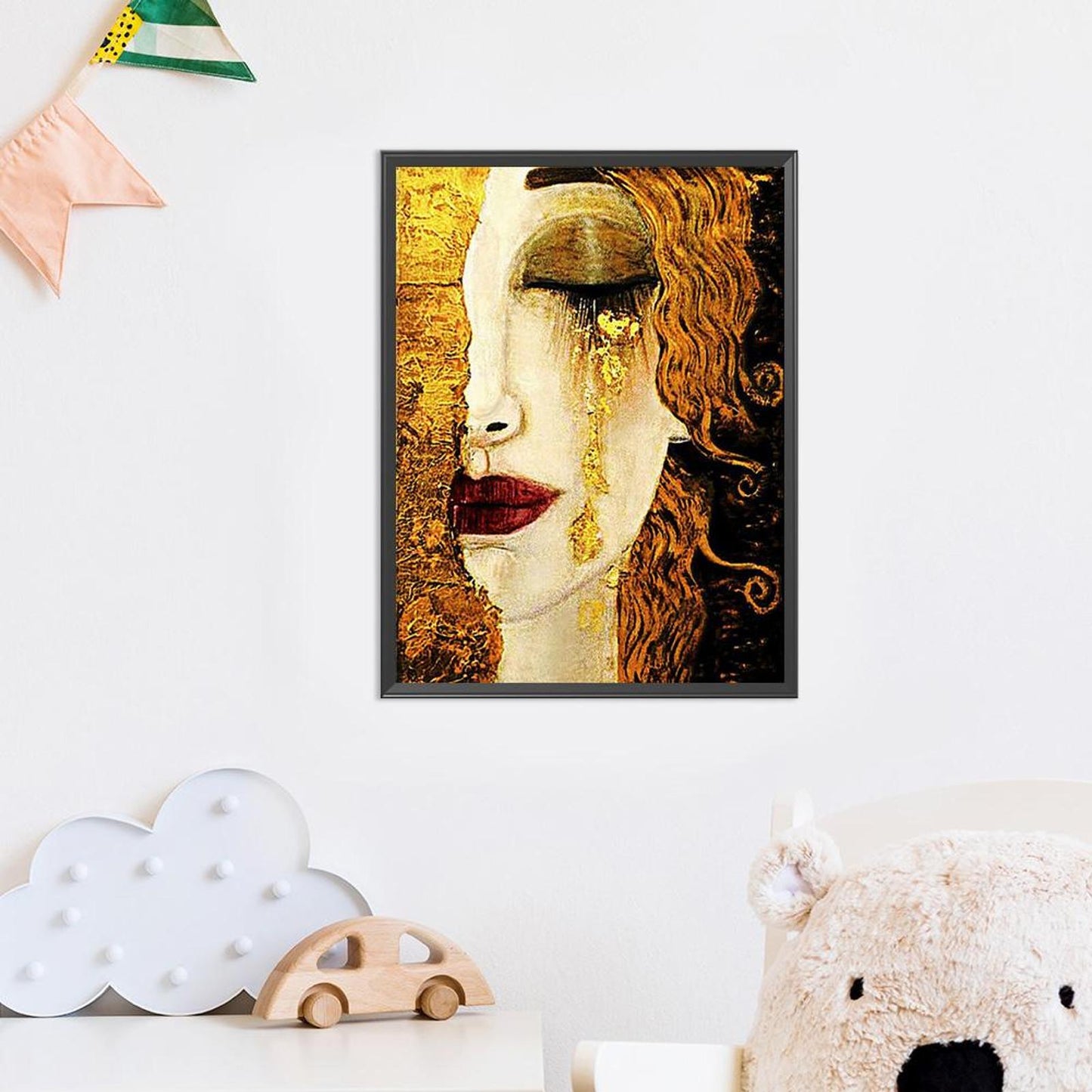 Tears Of Gold - Full 11CT Stamped Cross Stitch 40x50CM - Band