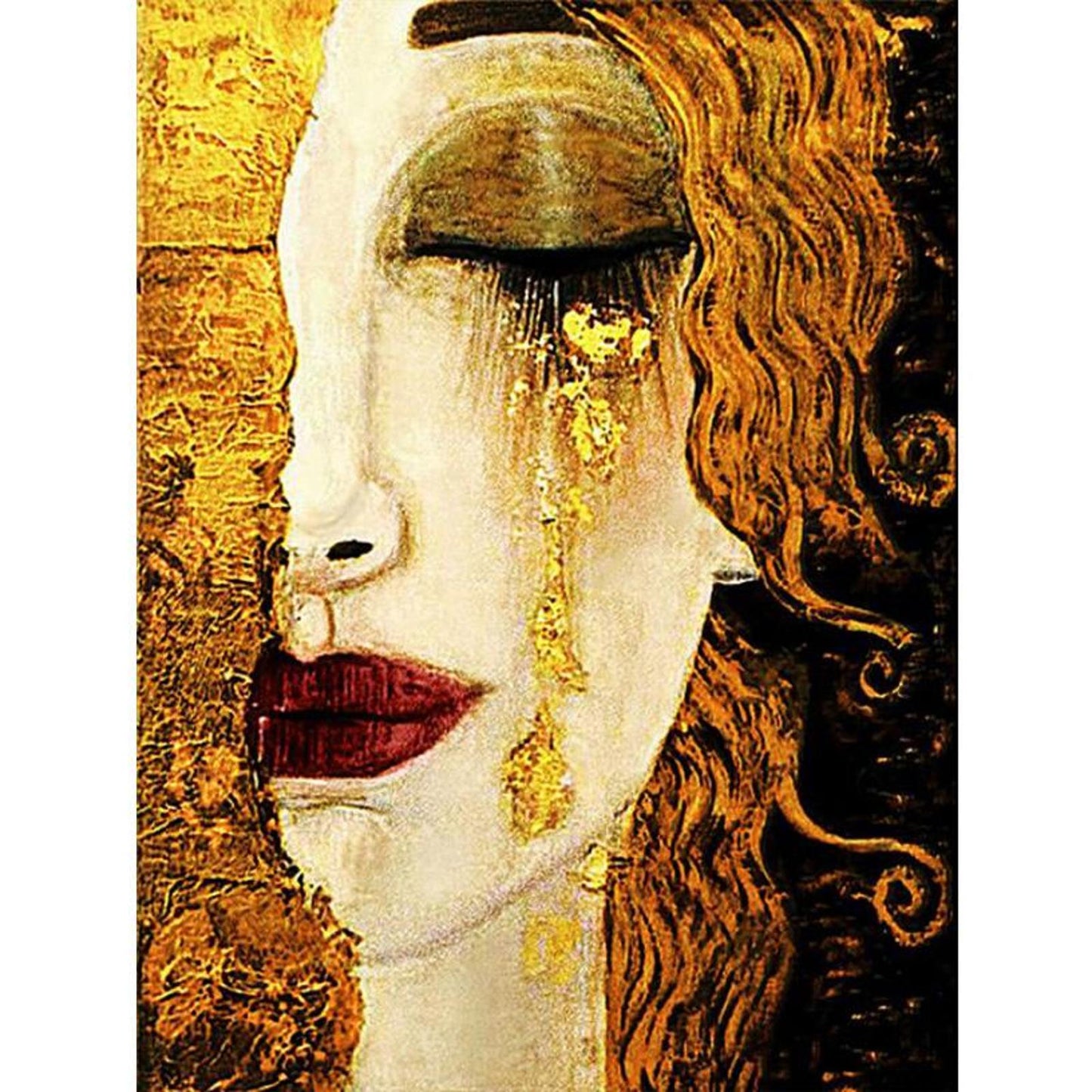 Tears Of Gold - Full 11CT Stamped Cross Stitch 40x50CM - Band