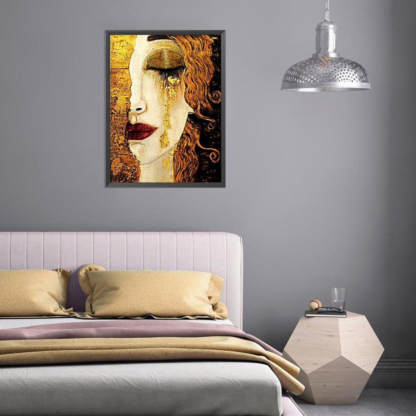 Tears Of Gold - Full 11CT Stamped Cross Stitch 40x50CM - Band