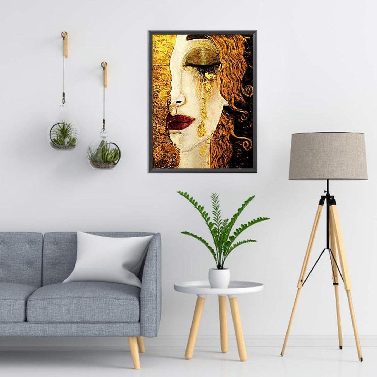 Tears Of Gold - Full 11CT Stamped Cross Stitch 40x50CM - Band