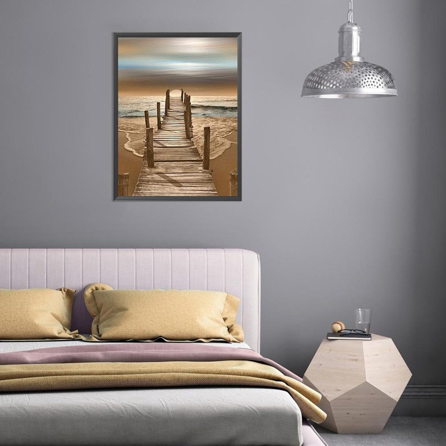 Lake - Full 11CT Counted Cross Stitch 36x46CM - Diy