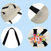 Load image into Gallery viewer, Canvas Bag-The 26 Letters of the Alphabet 40*40CM
