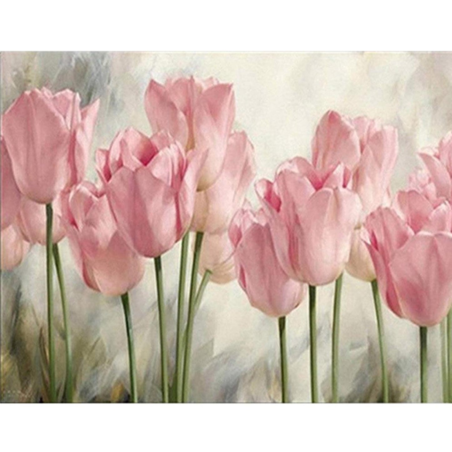 Pink Roses - Full 11CT Counted Cross Stitch 35x50CM - Diy