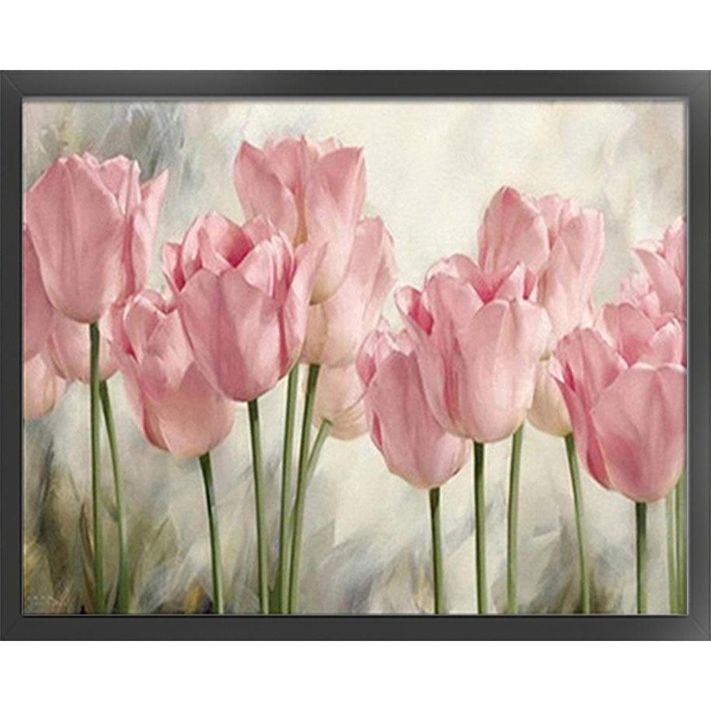 Pink Roses - Full 11CT Counted Cross Stitch 35x50CM - Diy