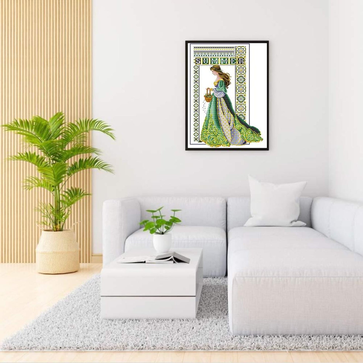 Summer Angel - Partial 14CT Counted Cross Stitch 36x52CM - Joy Sunday Backstitch