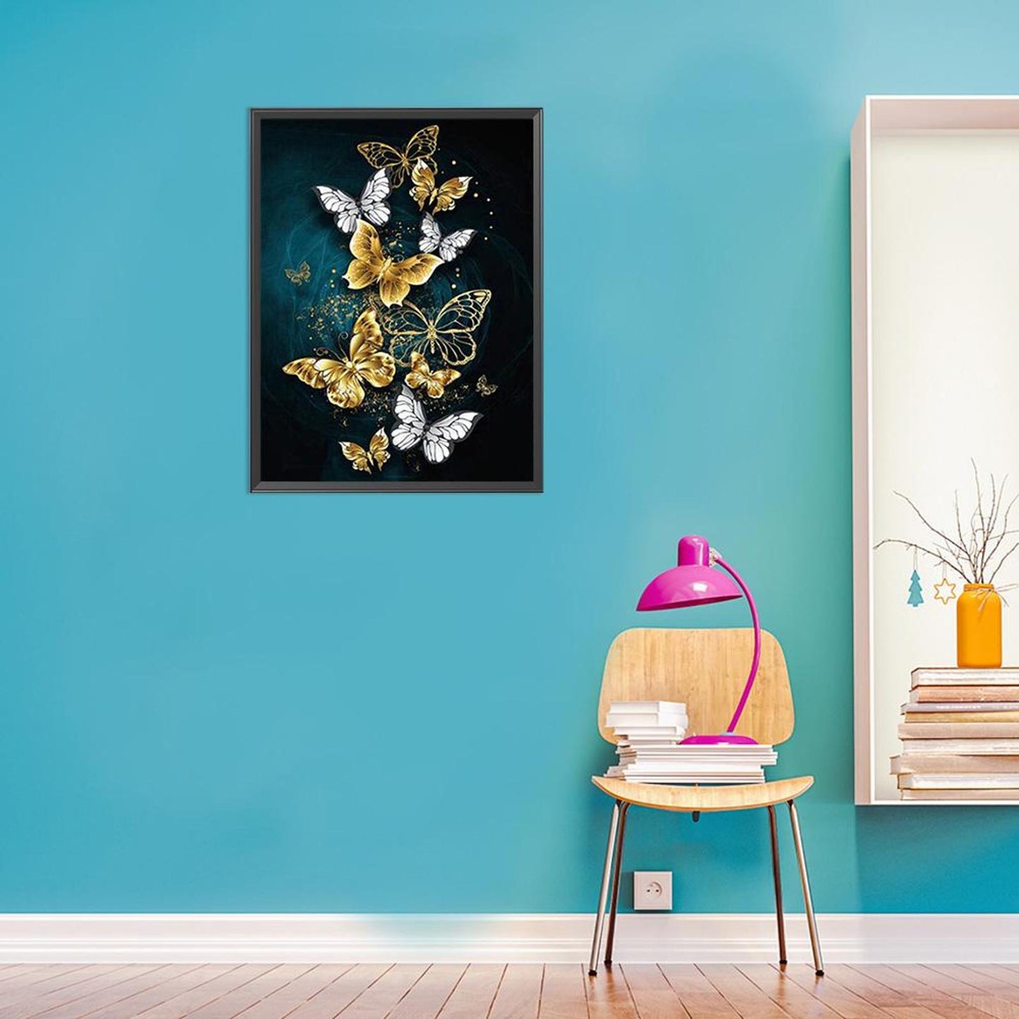 Butterfly - Full 11CT Counted Cross Stitch 40x50CM - Diy