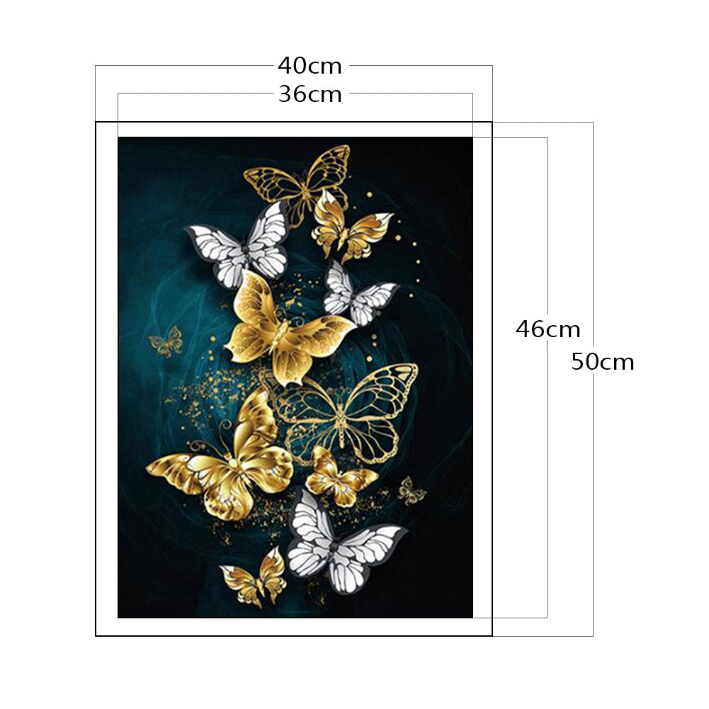 Butterfly - Full 11CT Counted Cross Stitch 40x50CM - Diy