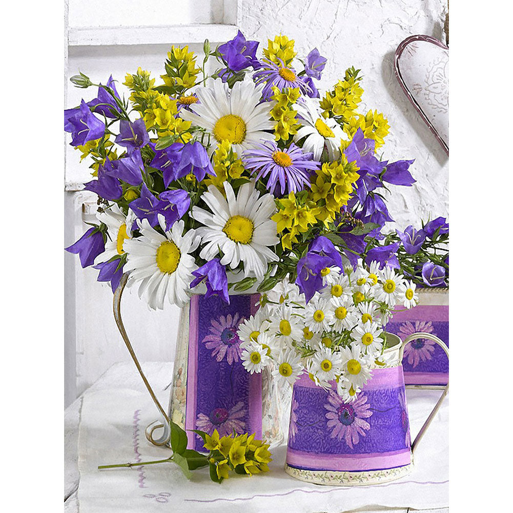 Flower Bouquet 30*40CM(Canvas) Full Round Drill Diamond Painting