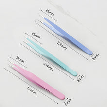 Load image into Gallery viewer, 3pcs Diamond Painting Stainless Steel Tweezers Set DIY Tools (Straight)
