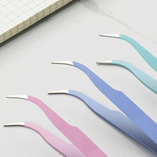 Load image into Gallery viewer, 3pcs Diamond Painting Stainless Steel Tweezers Set DIY Tools (Elbow)

