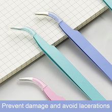 Load image into Gallery viewer, 3pcs Diamond Painting Stainless Steel Tweezers Set DIY Tools (Elbow)
