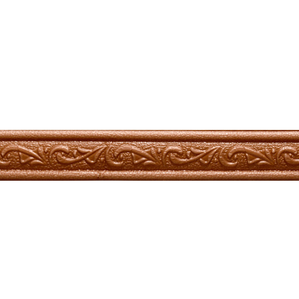 3D Foam Self-adhesive Waist Corner Line DIY Wall Edge Strip Skirt (Copper)