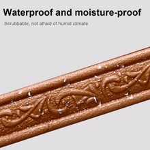Load image into Gallery viewer, 3D Foam Self-adhesive Waist Corner Line DIY Wall Edge Strip Skirt (Copper)
