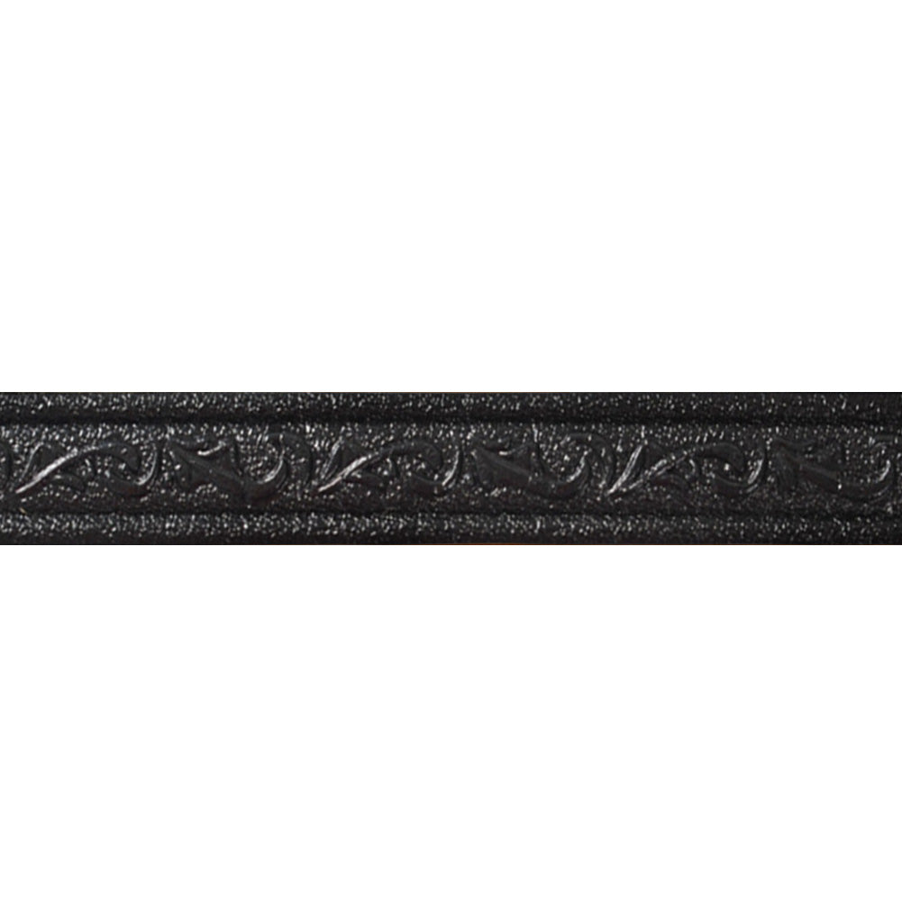 3D Foam Self-adhesive Waist Corner Line DIY Wall Edge Strip Skirt (Black)