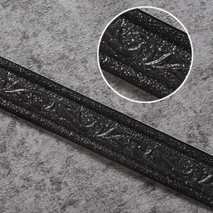 3D Foam Self-adhesive Waist Corner Line DIY Wall Edge Strip Skirt (Black)