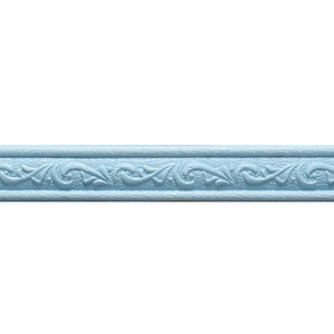 3D Foam Self-adhesive Waist Corner Line DIY Wall Edge Strip (Light Blue)