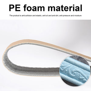 3D Foam Self-adhesive Waist Corner Line DIY Wall Edge Strip (Light Blue)