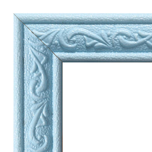 3D Foam Self-adhesive Waist Corner Line DIY Wall Edge Strip (Light Blue)