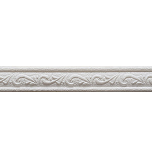 3D Foam Self-adhesive Waist Corner Line DIY Wall Edge Strip Skirt (White)