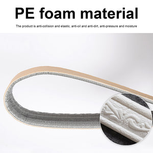 3D Foam Self-adhesive Waist Corner Line DIY Wall Edge Strip Skirt (White)