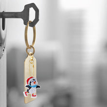 Load image into Gallery viewer, Snow Sports Diamond Painting Keychain DIY Crystal Drill Key Ring Craft (YS016)

