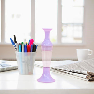 Flower Pot 5D Diamond Painting Point Drill Pen DIY Crafts (no Drill Purple)