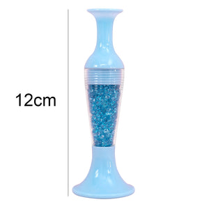 Flower Pot 5D Diamond Painting Point Drill Pen DIY Crafts (w/ Drill Blue)