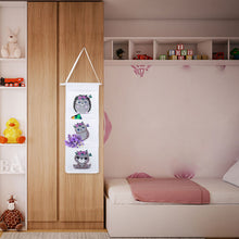 Load image into Gallery viewer, Wall Hanging Storage Bag DIY Owl Diamond Painting Home Organizer
