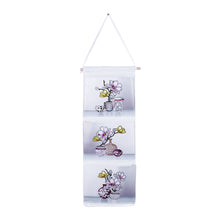 Load image into Gallery viewer, Wall Hanging Storage Bag DIY Flower Diamond Painting Organizer

